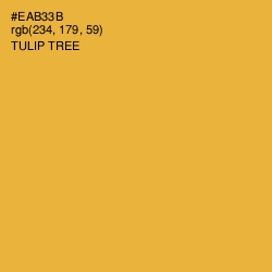 #EAB33B - Tulip Tree Color Image